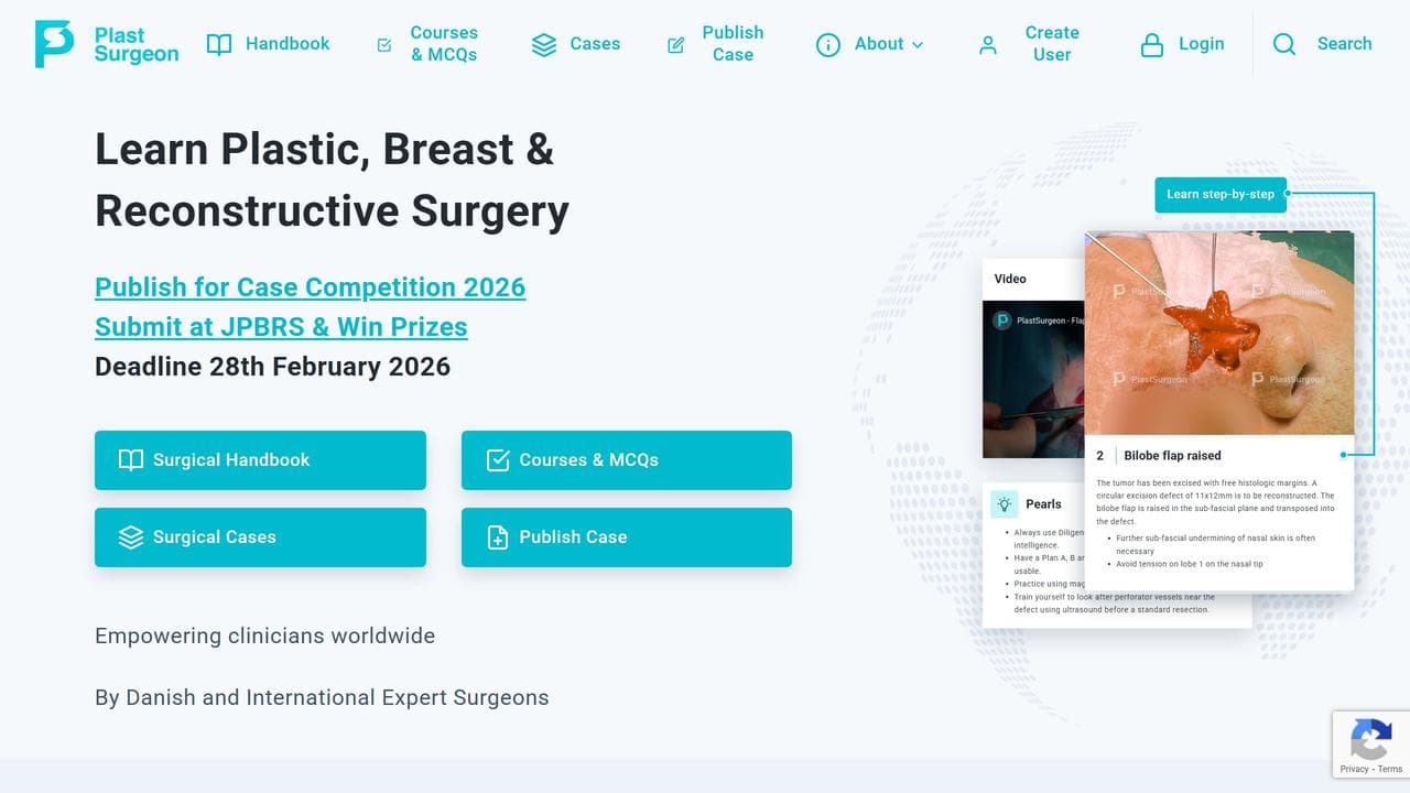 PlastSurgeon før: WordPress-sitet