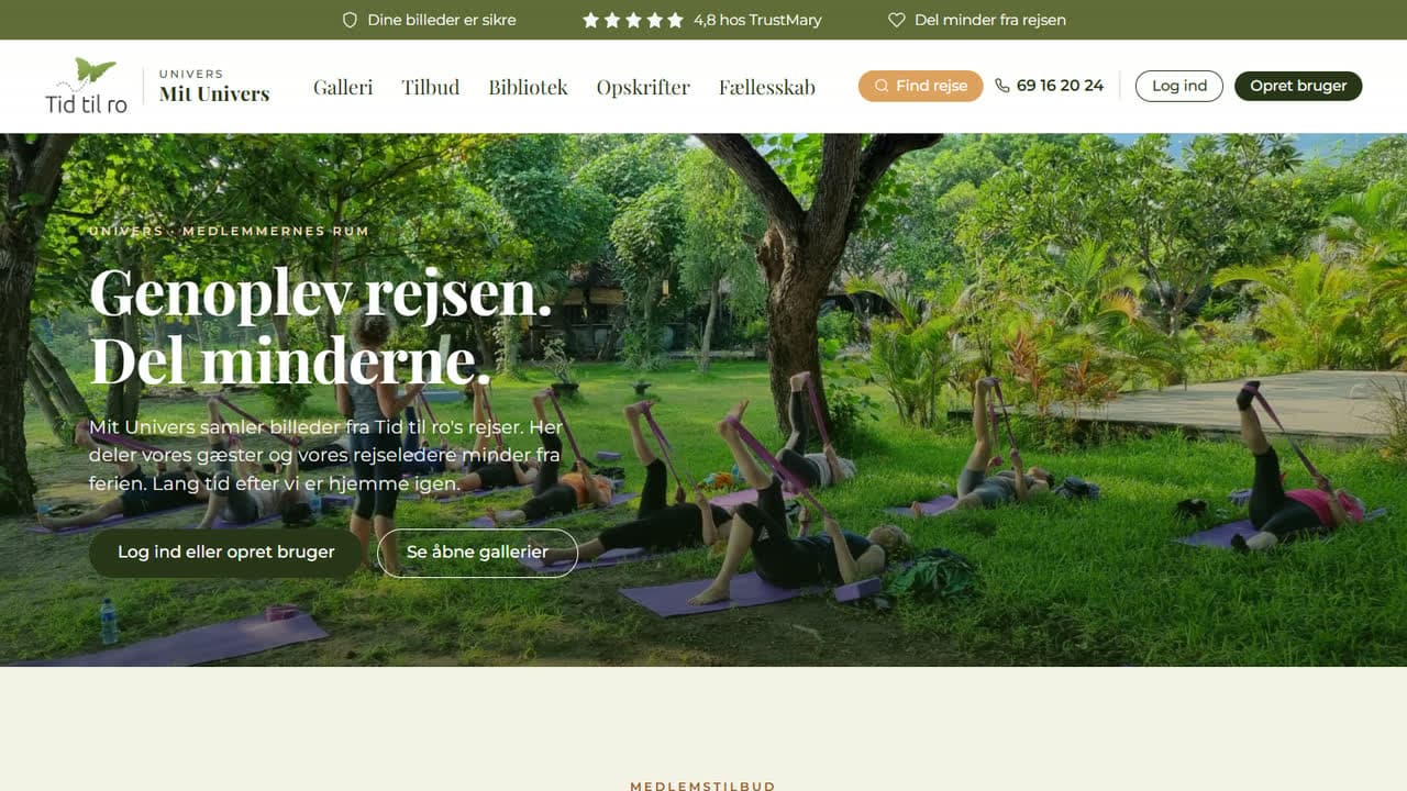 Tid til ro – Mit Univers
